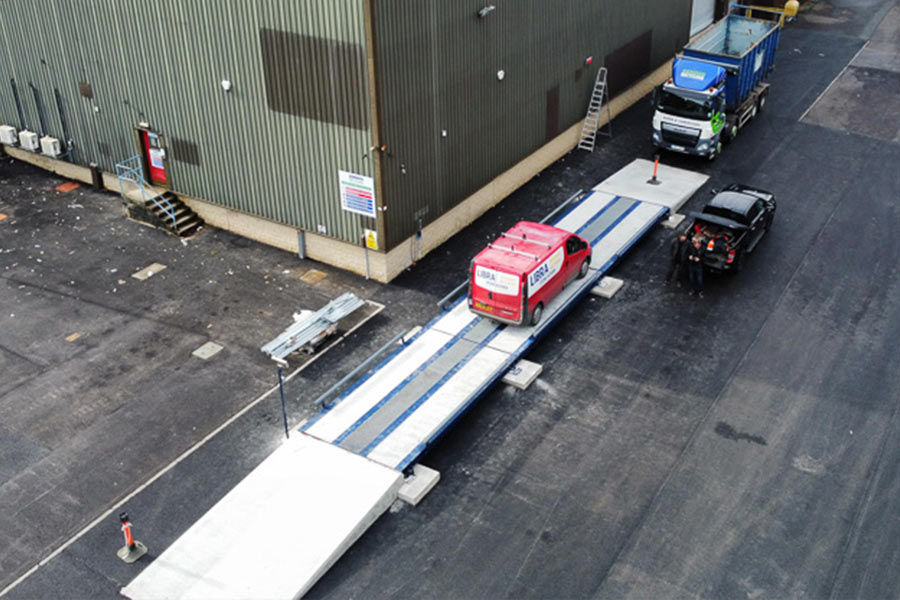 18m Double Life Wighbridge for packaging facility