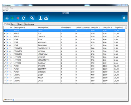database manager software screenshot